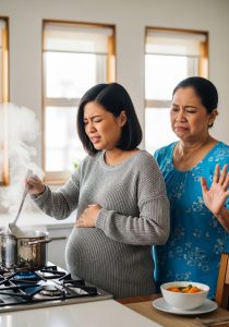 “ANO BA ‘YAN, MIKAELA! NAKAKAHIYA KA! NANGHIHINGI KA PA NG LIBRE SA KAPITBAHAY. PARA KANG HINDI PINAKAKAIN NANG MASARAP NG ASAWA MO! NAKAKAHIYA!”